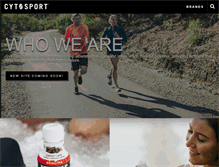 Tablet Screenshot of cytosport.com